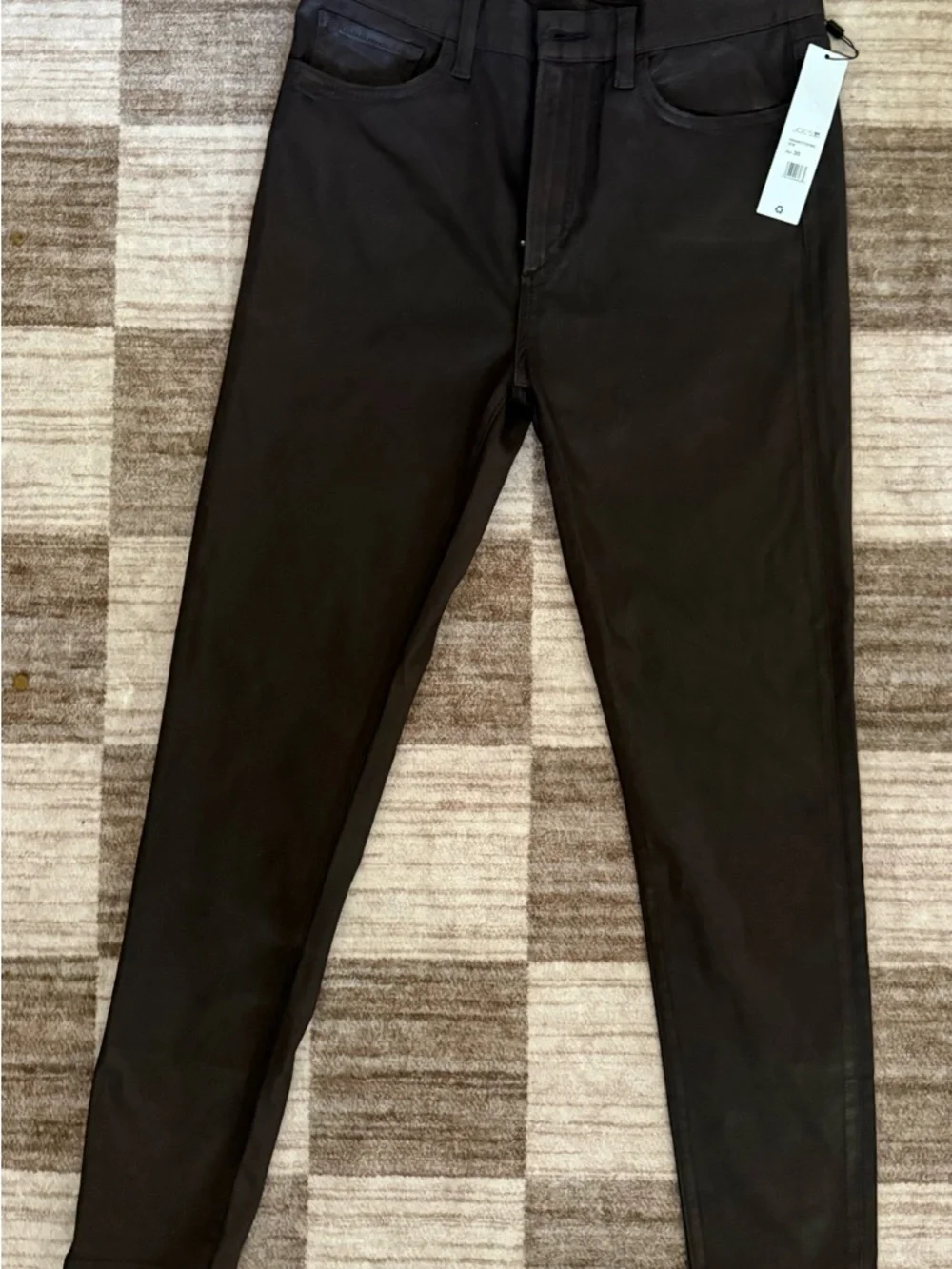 Joe's‎ Jeans Men's Coated Skinny Jeans Brown Size 30 NWT